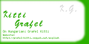 kitti grafel business card